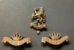 Emblemen set Prinses Irene Brigade, Ophalen of Verzenden, Landmacht, Nederland, Embleem of Badge