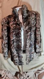 Bont jas, Kleding | Dames, Jassen | Winter, Ophalen of Verzenden, Gedragen, Maat 38/40 (M), Grijs