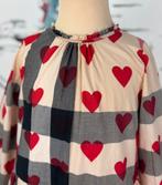 Burberry jurk met rode hartjes maat 6, Burberry, Customercare@burberry.com, Burberry EU, Zo goed als nieuw