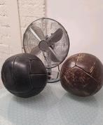 Vintage Medicineballen van leder, Sport en Fitness, Fitnessmaterialen, Gebruikt, Ophalen of Verzenden, Medicijnbal