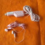 Roze auto oplader met oordoppen, Ophalen of Verzenden, Zo goed als nieuw