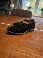 Suède zwarte veterschoenen, maat 41, Zwart, Ophalen of Verzenden, Onbekend, Gedragen