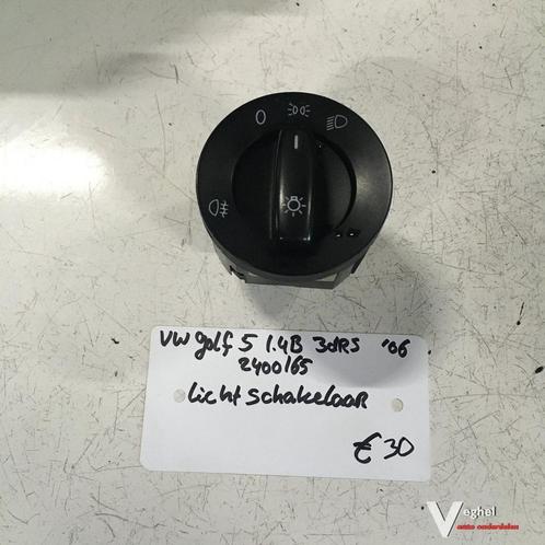 Vw Golf 5 1.4B 3drs 2006 Wagennr 2400165   Lichtschakelaar, Auto-onderdelen, Dashboard en Schakelaars, Gebruikt, Ophalen of Verzenden