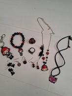 Emily the Strange gothic sieraden sleutelhanger ring ketting, Ophalen of Verzenden, Overige materialen