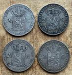 setje rijksdaalders / 2,5 gulden Willem II (1845 - 1848), Ophalen, Setje, Zilver, 2½ gulden