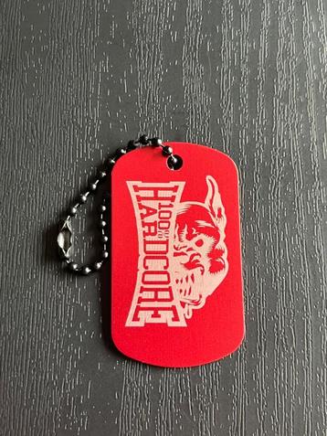 sleutelhanger 100% hardcore pitbull gabber muziek Rood beschikbaar voor biedingen