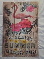 Houten foto print "vintage look", Huis en Inrichting, Ophalen, Minder dan 50 cm, Zo goed als nieuw, Minder dan 50 cm