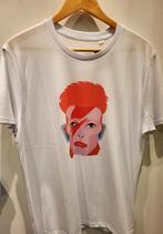 Unisex Pop-Art Shirt David Bowie, Nieuw, Maat 42/44 (L), Ophalen of Verzenden, Wit
