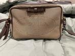 Prada Beige Canvas Schoudertas - Tijdloos & Stijlvol, Ophalen of Verzenden, Zo goed als nieuw, Beige, Schoudertasje