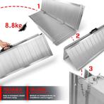 Rolstoeloprijplaat opvouwbaar 122 cm aluminium GRATIS BZRGD!, Diversen, Verpleegmiddelen, Nieuw, Verzenden