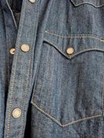 Levi's Barstow Western Raw Denim Overmemd XL Nieuw!, Blauw, Nieuw, Ophalen of Verzenden, Halswijdte 43/44 (XL)