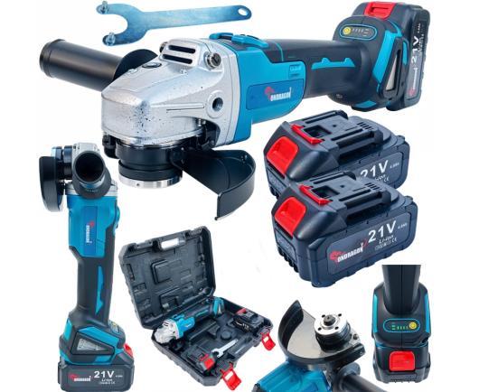 NIEUW️ ❗️Accu Haakse Slijper 21V - 2x Sterke Accu's - 125mm, Doe-het-zelf en Verbouw, Gereedschap | Boormachines, Nieuw, Boor- en Schroefmachine