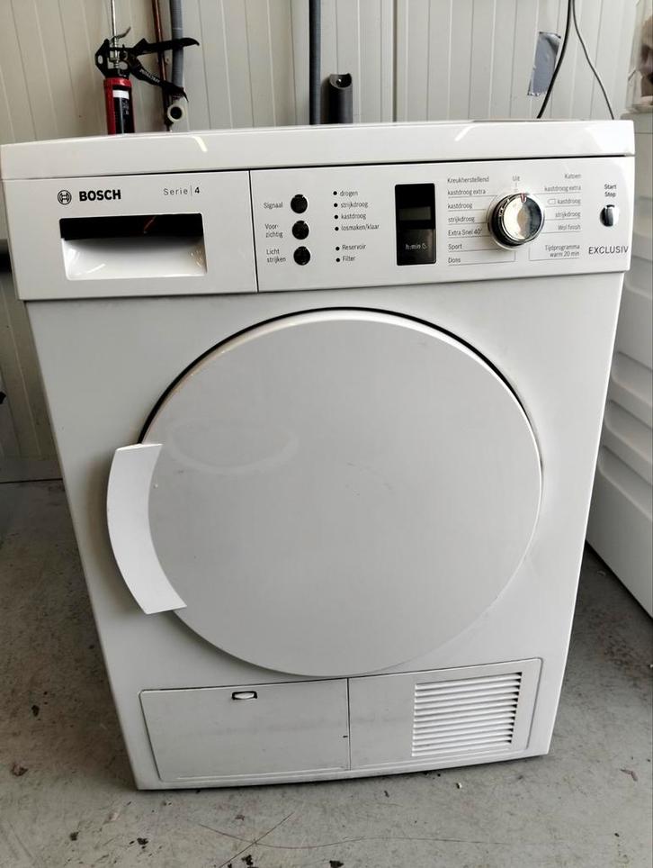 Bosch Serie 4 Condensdroger - 8kg, Witgoed en Apparatuur, Wasdrogers, Gebruikt, Condens, Voorlader, 8 tot 10 kg, 85 tot 90 cm