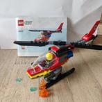 LEGO City Brandweerhelikopter - 60411, Ophalen of Verzenden, Zo goed als nieuw, Complete set, Lego