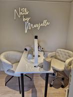 Ter overname luxe salon meubilair en materiaal van topmerken, Ophalen, Zo goed als nieuw, Wit, Handen en Nagels