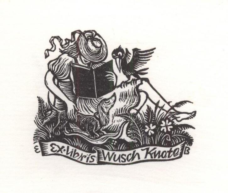 1183 Ex Libris Duitsland : Ellen Beck , z.j., Antiek en Kunst, Kunst | Etsen en Gravures, Verzenden