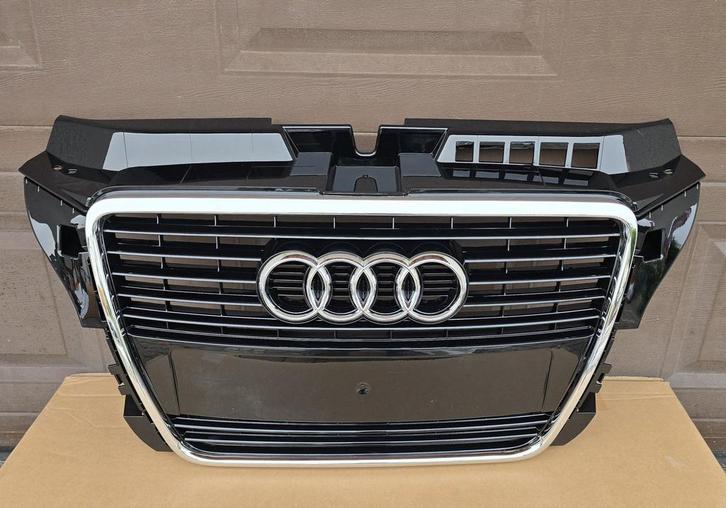 Grill Audi A3 8P Facelift Grille NIEUW bj.2008-2012 8P0, Auto-onderdelen, Carrosserie en Plaatwerk, Bumper, Voor, Nieuw, Herkomst onderdeel bekend