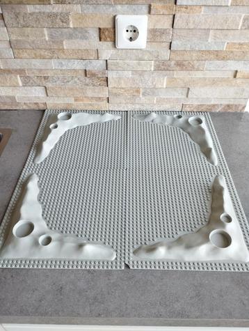 Lego 4 Lunar Moon Crater basis platen!! beschikbaar voor biedingen