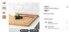 IKEA Lamplig bamboe snijplank, Huis en Inrichting, Ophalen, Gebruikt