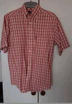 Vroom&Dreesmann roodgeruite katoenen overhemd maat 39/40, Zo goed als nieuw, Vroom&Dreesmann, Rood, Halswijdte 39/40 (M)