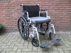 Excel inklapbare rolstoel zitbreedte 51cm en massieve banden, Diversen, Rolstoelen, Ophalen of Verzenden, Inklapbaar, Zo goed als nieuw