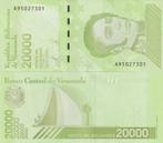 VENEZUELA 2019 20000 bolivares #110b UNC, Postzegels en Munten, Bankbiljetten | Amerika, Zuid-Amerika, Verzenden