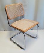 Marcel Breuer Stijl Cesca stoel thonet buisframe, Huis en Inrichting, Stoelen, Ophalen, Riet of Rotan, Bruin, Zo goed als nieuw