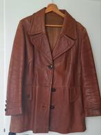 Mooi leren jasje cognac kleur, Ophalen of Verzenden, Gedragen, Maat 38/40 (M), Bruin