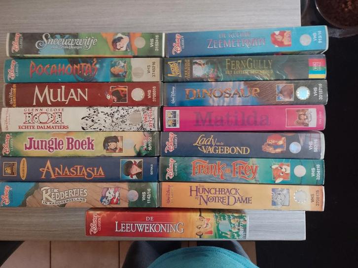 Dvd,s VHS, Disney klassiekers, Cd's en Dvd's, VHS | Kinderen en Jeugd, Zo goed als nieuw, Tekenfilms en Animatie, Tekenfilm, Alle leeftijden