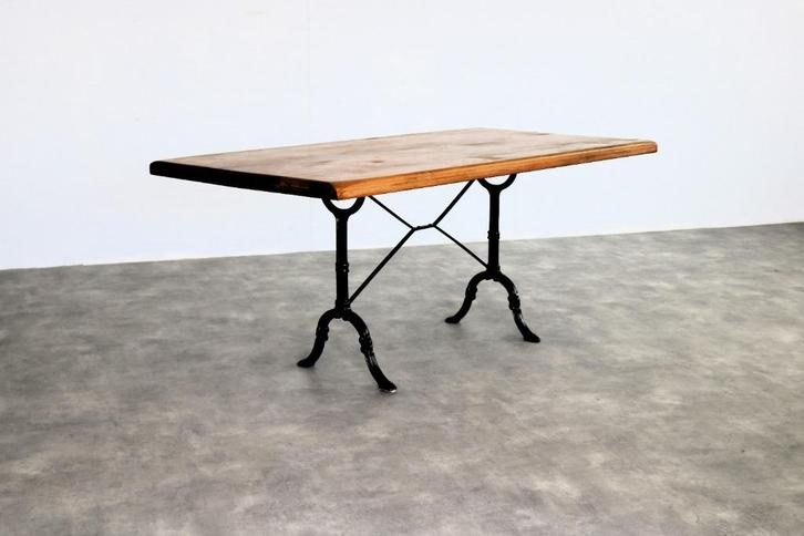 vintage eettafel | tafel | eiken | jaren 50, Huis en Inrichting, Tafels | Eettafels, Gebruikt, 50 tot 100 cm, Vijf personen of meer