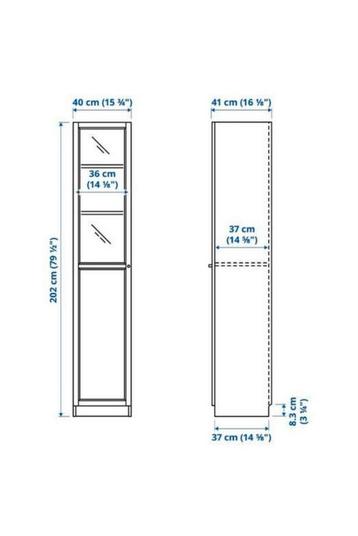 Billy / oxberg ikea boekenkast - afbeelding 2