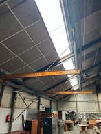 kraanbaan met 2x zijarm 48 mtr met handkettingtakel, Ophalen, Gebruikt, Handmatig