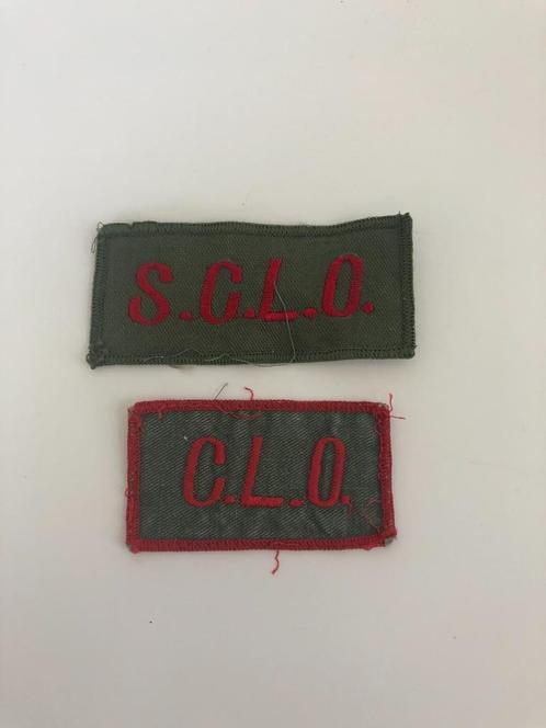 A462 Oude Emblemen GLO en SGLO Onderwijs Insignes, Hobby en Vrije tijd, Kledingapplicaties en Hotfix, Gebruikt, Overige applicaties
