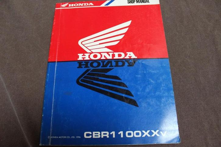 Honda CBR1100XXv 1996 motorcycle shop manual CBR 1100 XX, Motoren, Handleidingen en Instructieboekjes, Honda, Ophalen of Verzenden
