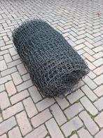 Groot zwart kunststof net - ca. 4x18m - maaswijdte 40mm, Ophalen, Zo goed als nieuw