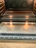 Luxe Smeg RVS 6 pits multifunctionele oven 90 cm, 60 cm of meer, Grill, Ophalen of Verzenden, Zo goed als nieuw