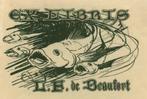 3245 Ex Libris Nederland : Joan Francois Obbes, 1915, Antiek en Kunst, Kunst | Etsen en Gravures, Verzenden