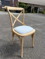 Houtem stoel gezandstraald, Huis en Inrichting, Stoelen, Ophalen, Bruin, Zo goed als nieuw, Eén