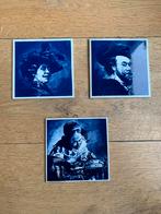 Delfts blauwe tegels van Rubens Rembrandt De Kantwerkster, Ophalen of Verzenden