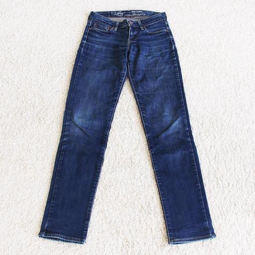 Levi's Demi Curve Skinny Broek Blauw (Maat 24/XS) € 60,-, Kleding | Dames, Spijkerbroeken en Jeans, Zo goed als nieuw, W27 (confectie 34) of kleiner