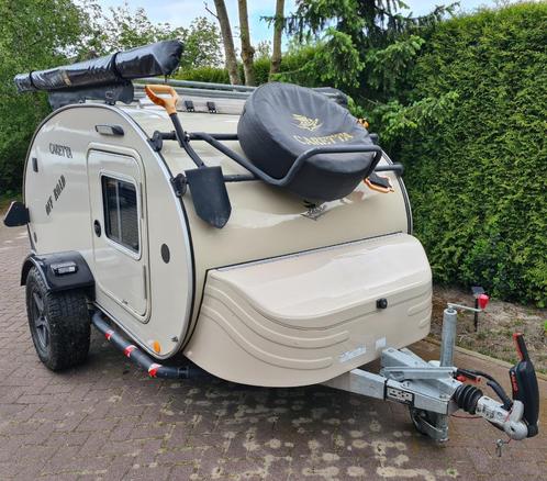 Caretta Off Road mini caravan onder de 750kg airconditioning, Caravans en Kamperen, Caravans, Particulier, tot en met 2, 500 - 750 kg