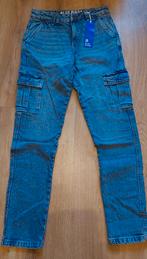 WE Blue Ridge Reggy cargo regular blue denim 164 , nieuw!, Broek, Nieuw, Ophalen of Verzenden, Blue Ridge