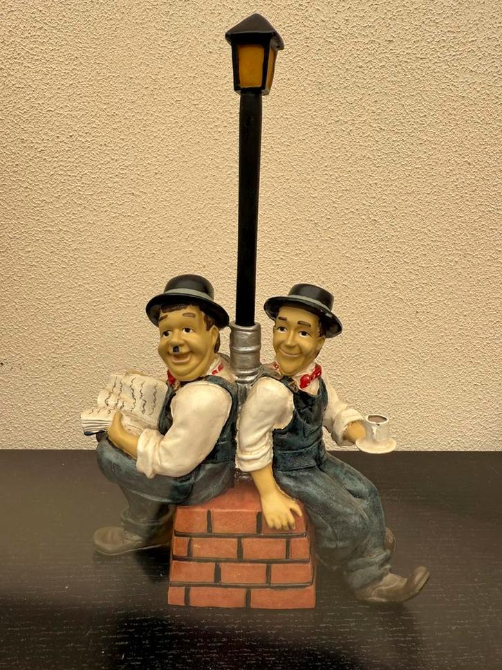 Laurel en Hardy de Dikke en de Dunne, Verzamelen, Beelden en Beeldjes, Zo goed als nieuw, Mens, Ophalen of Verzenden
