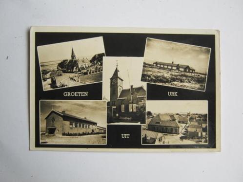 Ansichtkaarten Nederland, TC 8-40 Groeten uit Urk, 5 luik 61, Verzamelen, Ansichtkaarten | Nederland, Gelopen, Flevoland, 1960 tot 1980
