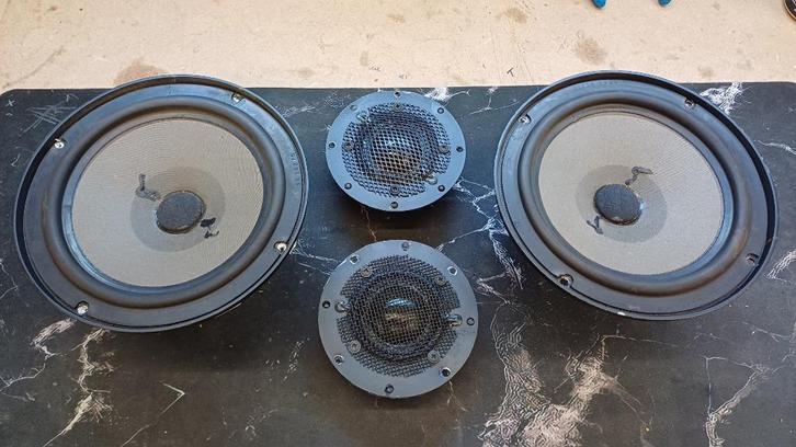 2weg setje SEAS anno jaren 1970/75 in goede werkende staat, Audio, Tv en Foto, Luidsprekers, Gebruikt, Front, Rear of Stereo speakers