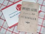 Studebaker 1948 instructieboek, Auto diversen, Handleidingen en Instructieboekjes, Ophalen