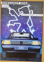 631 Peugeot 205,1984. Folder 6Blz. Nieuwstaat!, Ophalen of Verzenden, Zo goed als nieuw, Peugeot
