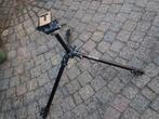 Manfrotto 190 statief met zeer sterke kop., Zo goed als nieuw, 150 tot 175 cm, Met balhoofd, Ophalen of Verzenden