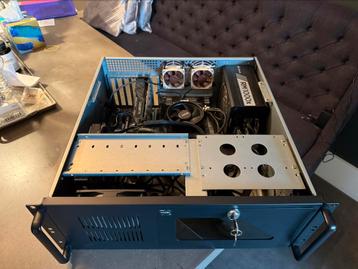 4U Server Ryzen 1700x 32gb Ram 1080ti 2x nvme 8tb hdd 1000w beschikbaar voor biedingen