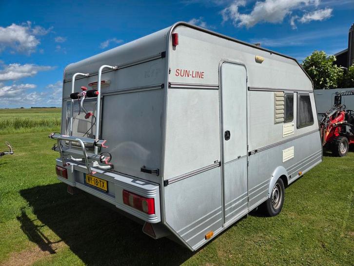 Kip 44 ttr sunline , bj 2000 met voortent, Caravans en Kamperen, Caravans, Particulier, tot en met 4, 750 - 1000 kg, Standaardzit